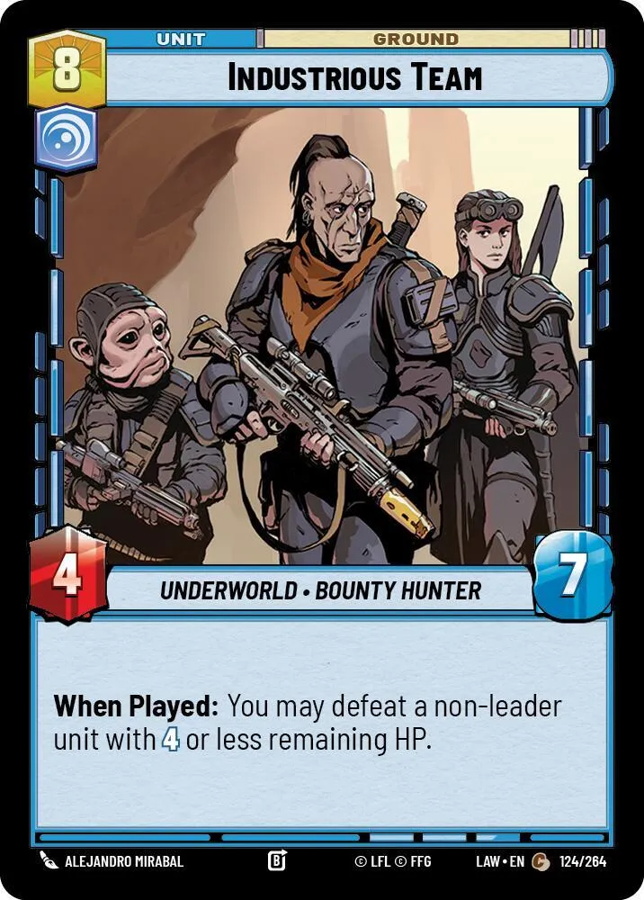 Industrious Team from A Lawless Time - Star Wars: Unlimited