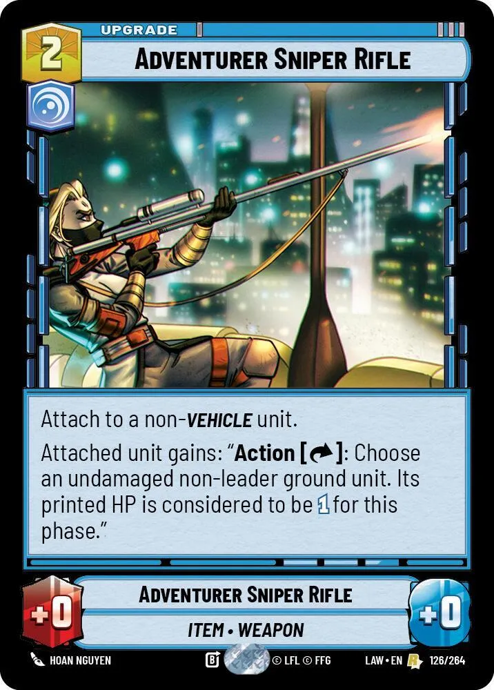 Adventurer's Sniper Rifle — A Lawless Time — Star Wars: Unlimited
