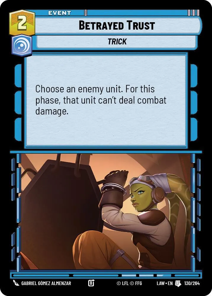 Confiance Trahie — A Lawless Time — Star Wars: Unlimited
