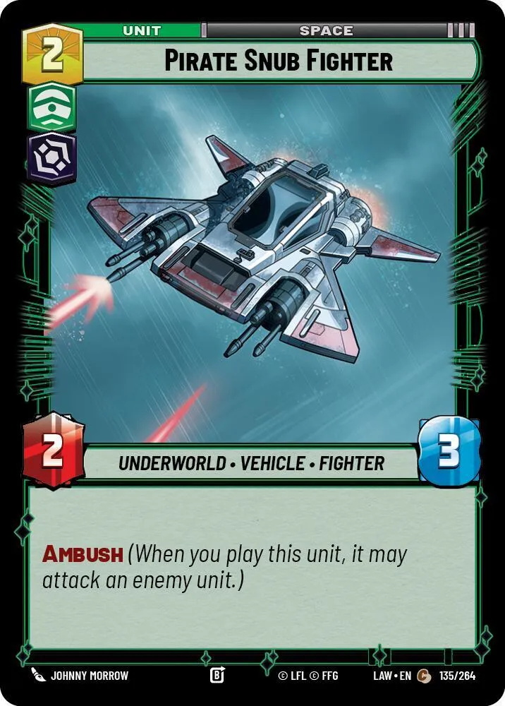 Chasseur Snub Pirate — A Lawless Time — Star Wars: Unlimited