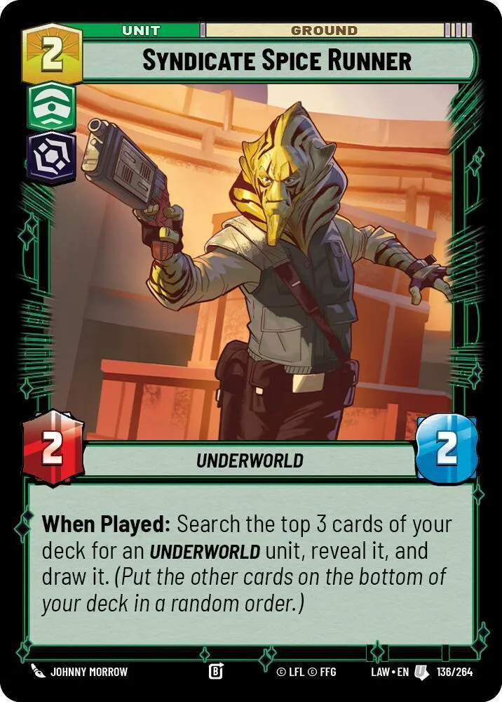Trafiquant d'Épices du Syndicat — A Lawless Time — Star Wars: Unlimited