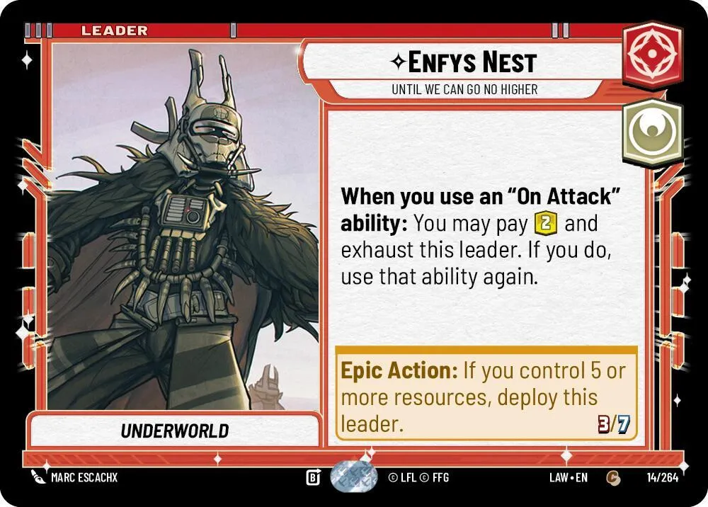 Enfys Nest - Ne Plus Pouvoir Aller Plus Haut — A Lawless Time — Star Wars: Unlimited