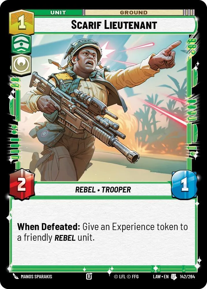 Lieutenant sur Scarif — A Lawless Time — Star Wars: Unlimited