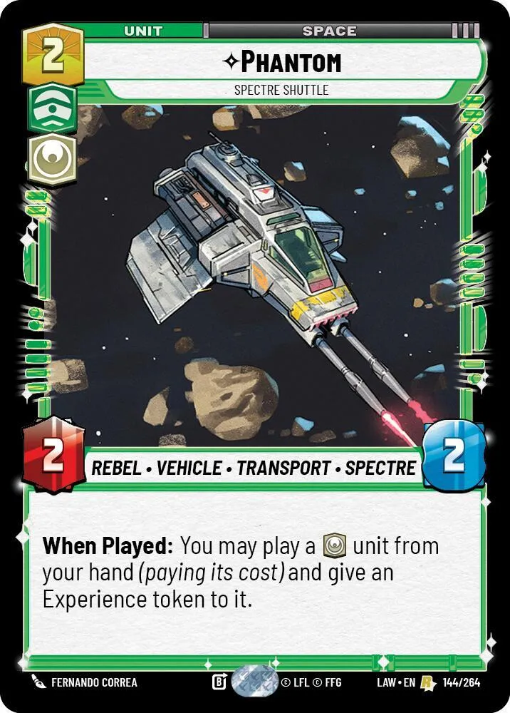 Phantom - Spectre Shuttle — A Lawless Time — Star Wars: Unlimited