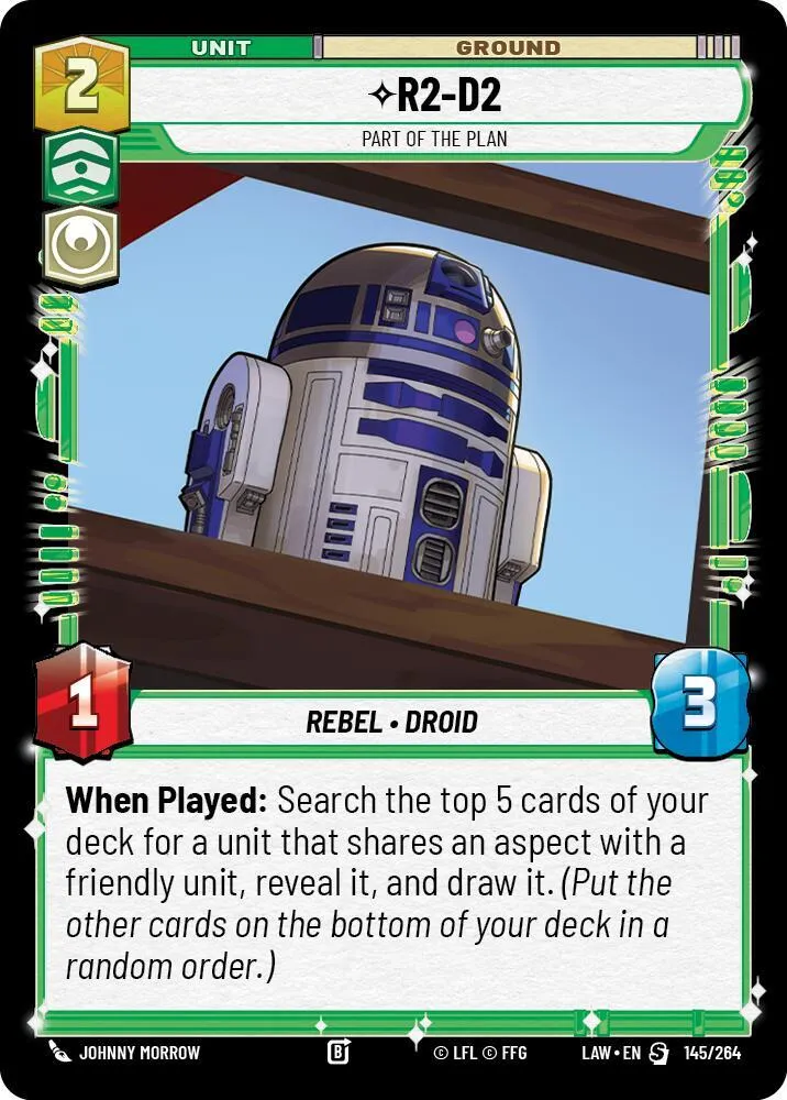 R2-D2 - Part of the Plan — A Lawless Time — Star Wars: Unlimited