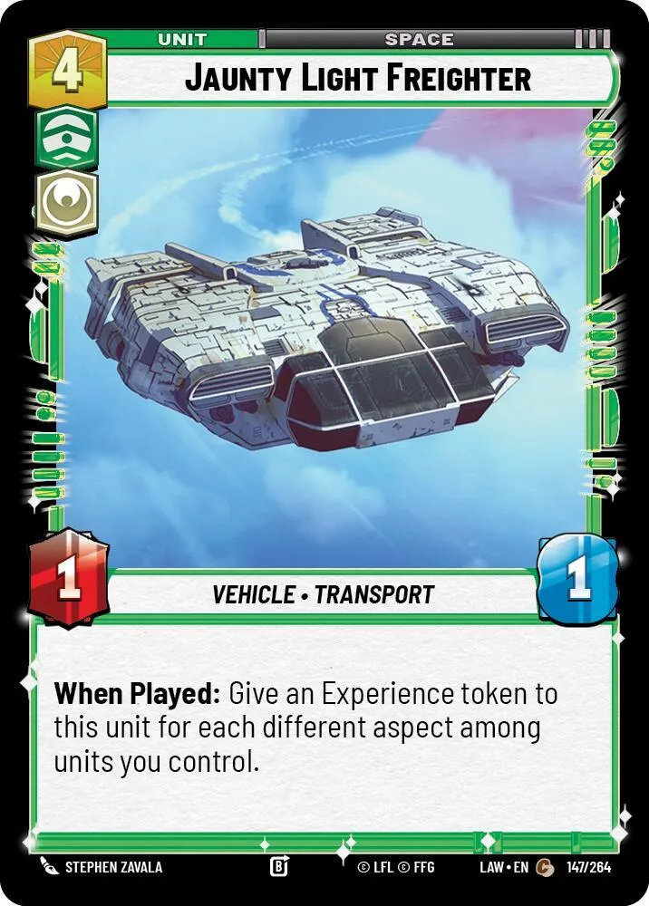 Jaunty Light Frieghter — A Lawless Time — Star Wars: Unlimited