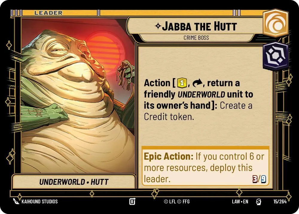 Jabba the Hutt - Crime Boss — A Lawless Time — Star Wars: Unlimited