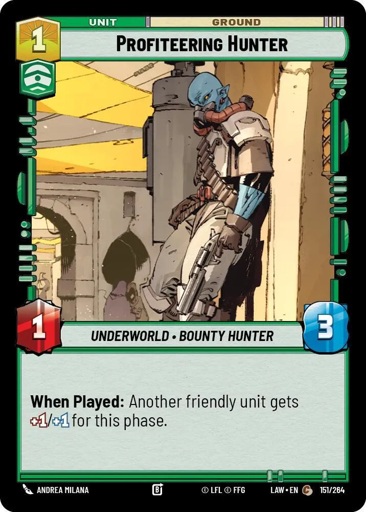 Chasseur Mercantile — A Lawless Time — Star Wars: Unlimited
