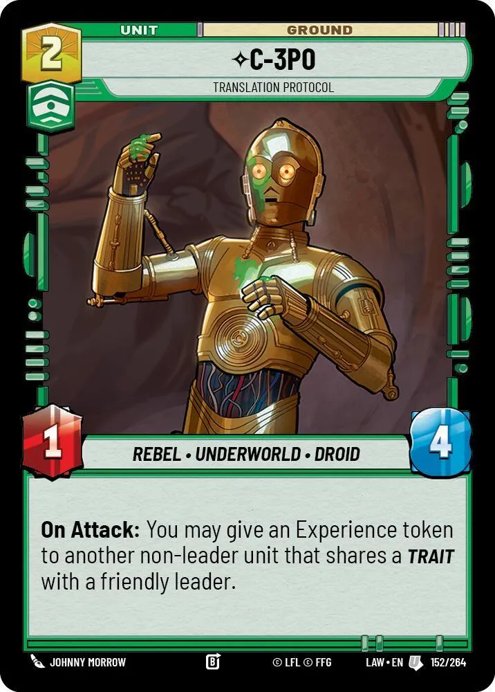 C-3PO - Protocole De Traduction — A Lawless Time — Star Wars: Unlimited