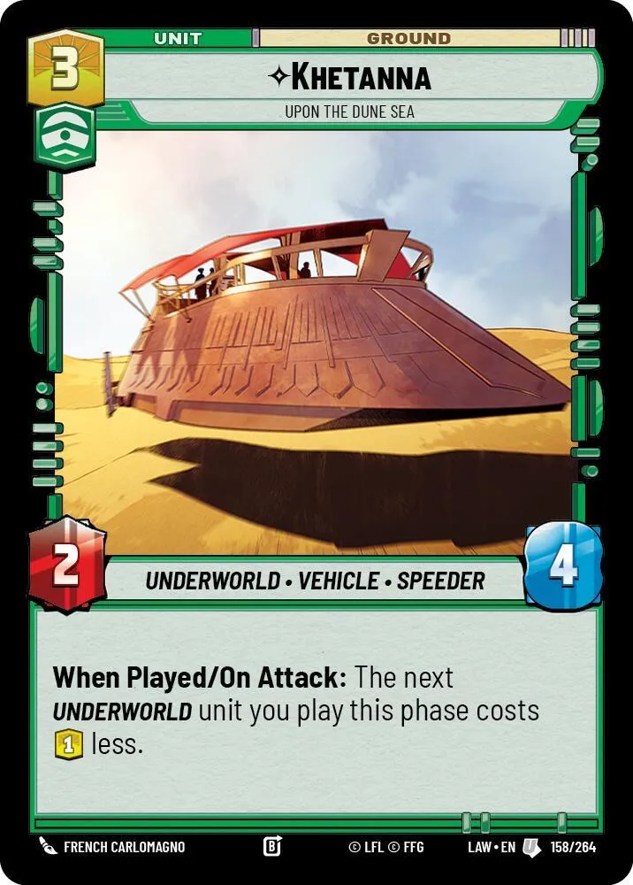 Khetanna - Sur La Mer De Dunes — A Lawless Time — Star Wars: Unlimited
