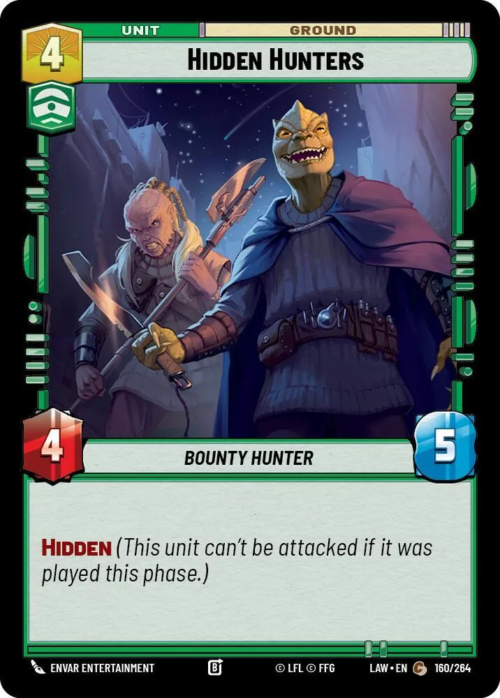 Chasseurs Cachés — A Lawless Time — Star Wars: Unlimited
