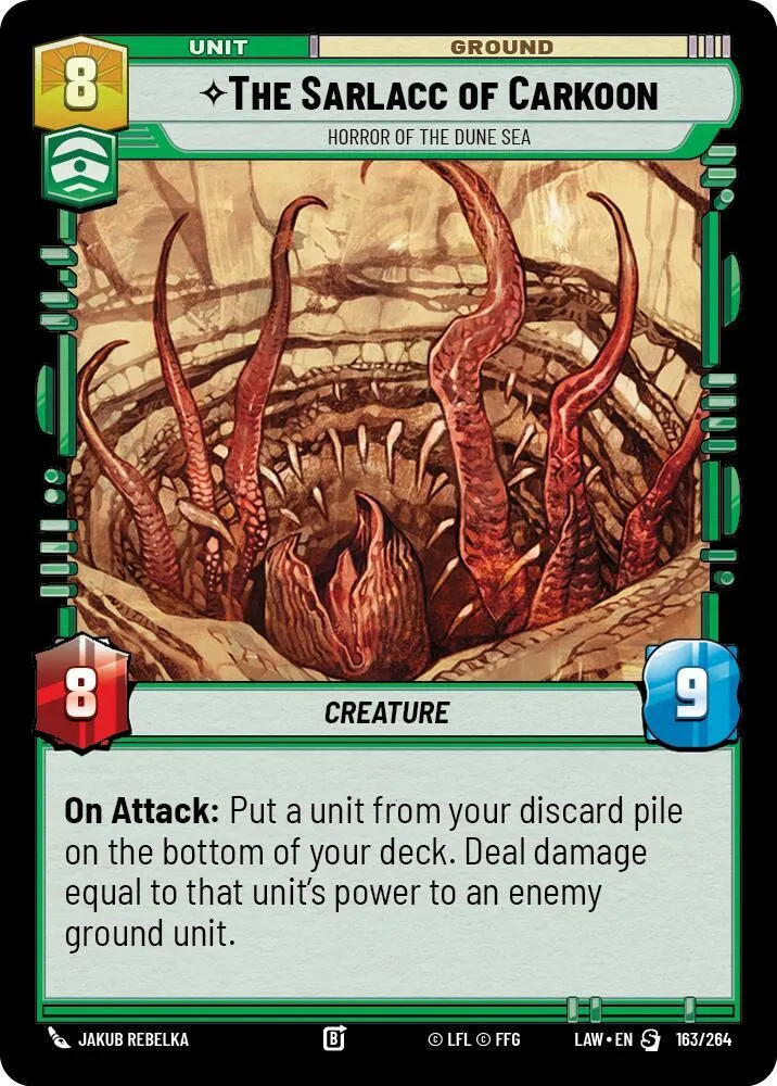 The Sarlacc of Carkoon - Horror of the Dune Sea — A Lawless Time — Star Wars: Unlimited