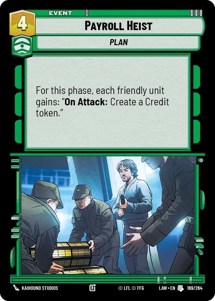 Braquage des Salaires — A Lawless Time — Star Wars: Unlimited