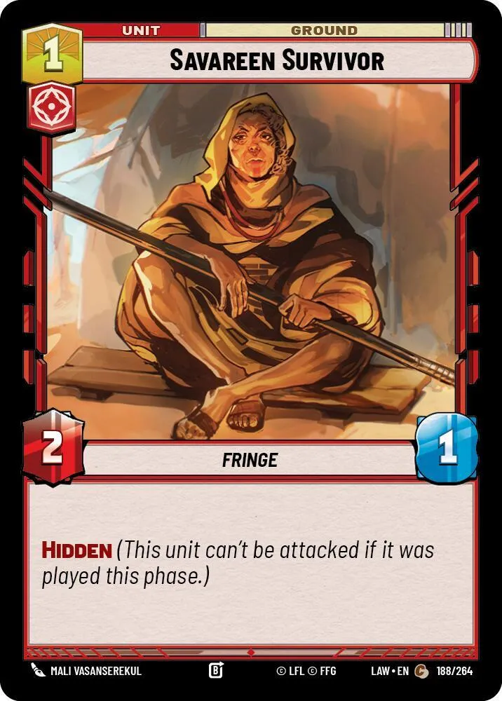 Survivant de Savareen — A Lawless Time — Star Wars: Unlimited