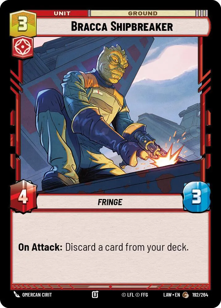 Démolisseur Naval de Bracca — A Lawless Time — Star Wars: Unlimited