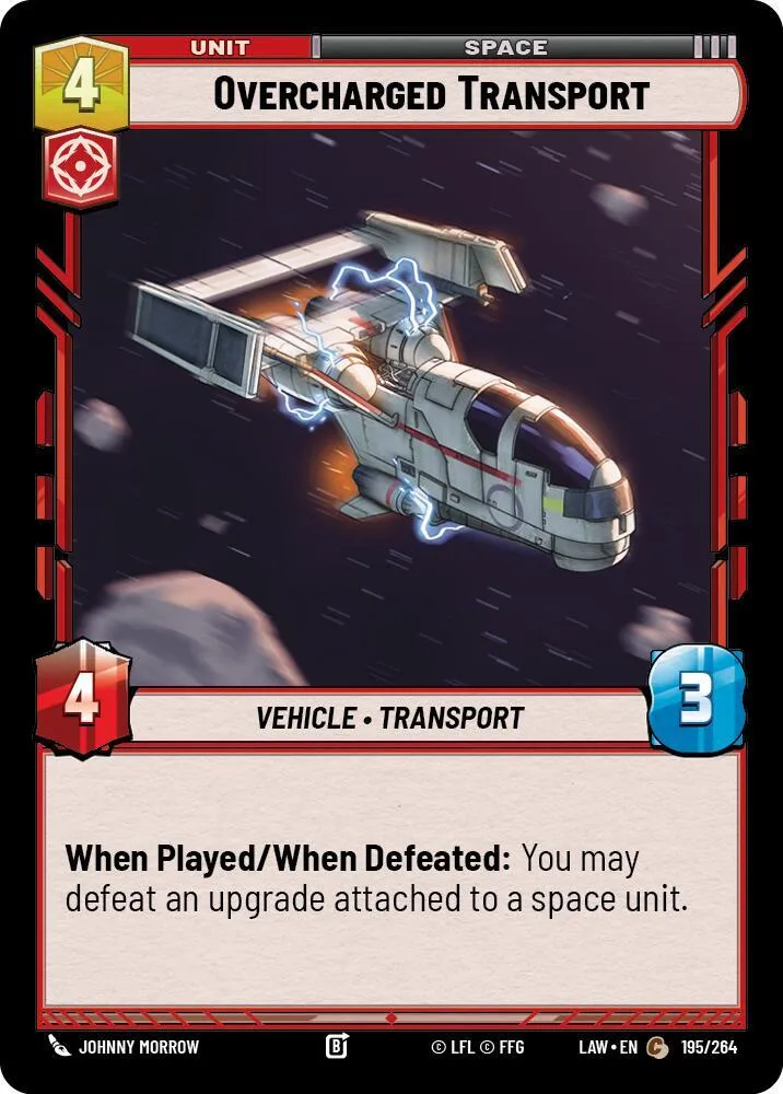 Transport Surchargé — A Lawless Time — Star Wars: Unlimited