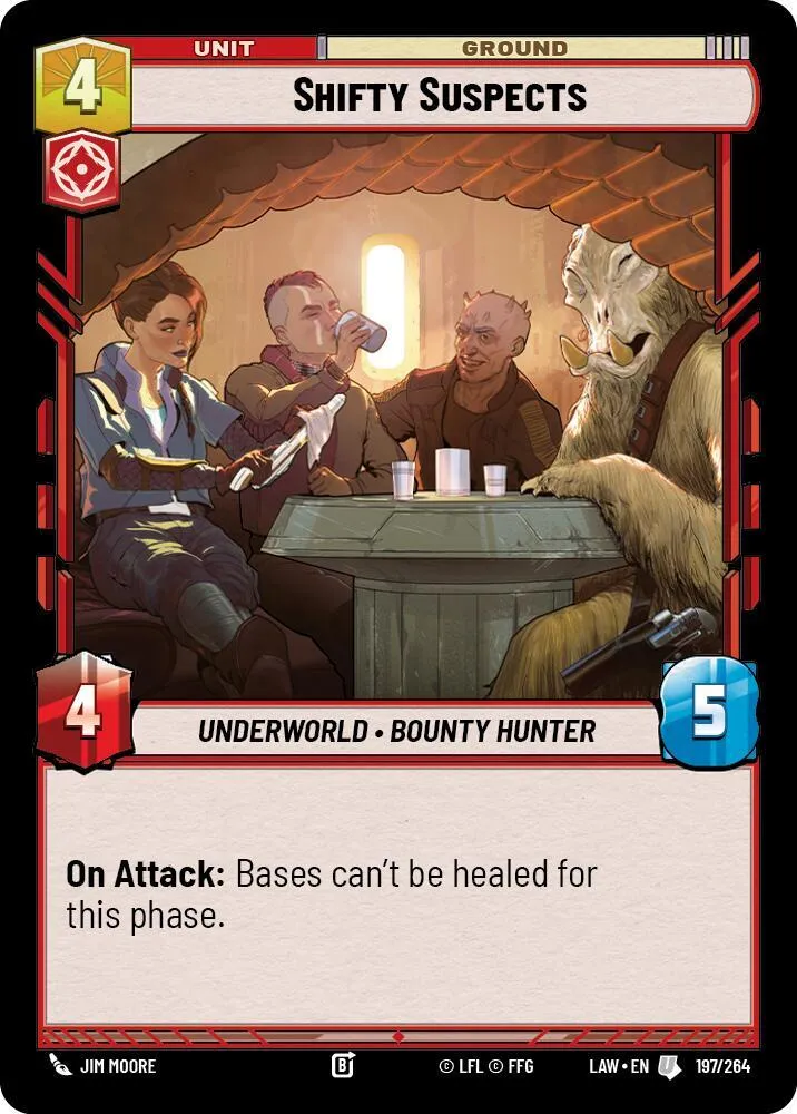Suspects Louches — A Lawless Time — Star Wars: Unlimited
