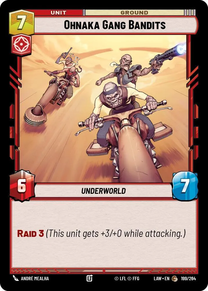 Bandits du Gang Ohnaka — A Lawless Time — Star Wars: Unlimited