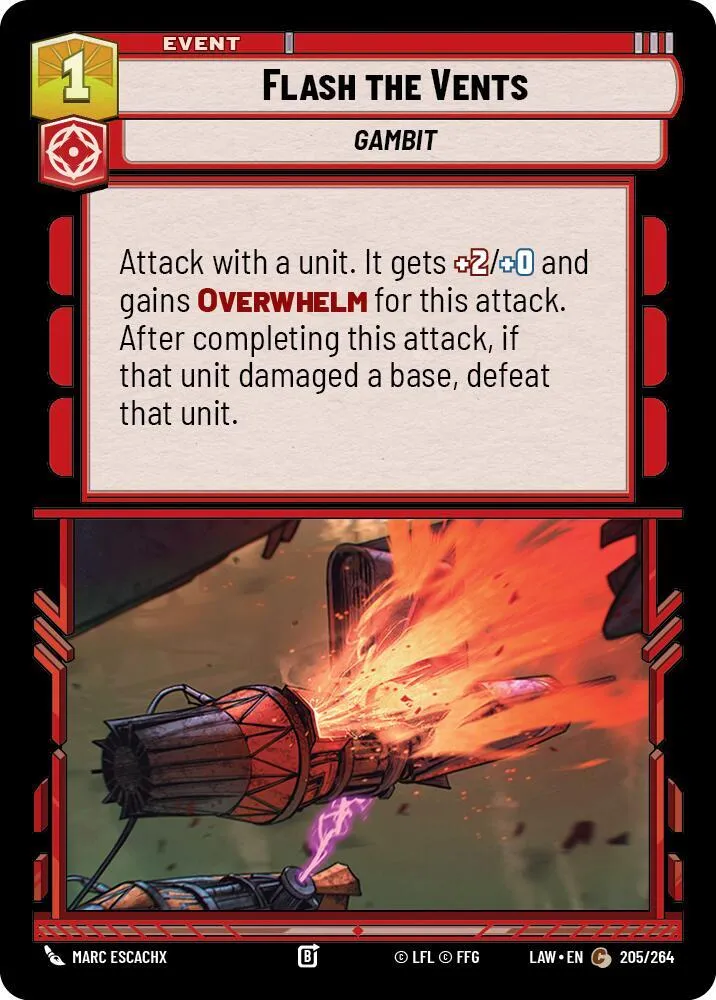 Aveugler avec ses Réacteurs — A Lawless Time — Star Wars: Unlimited