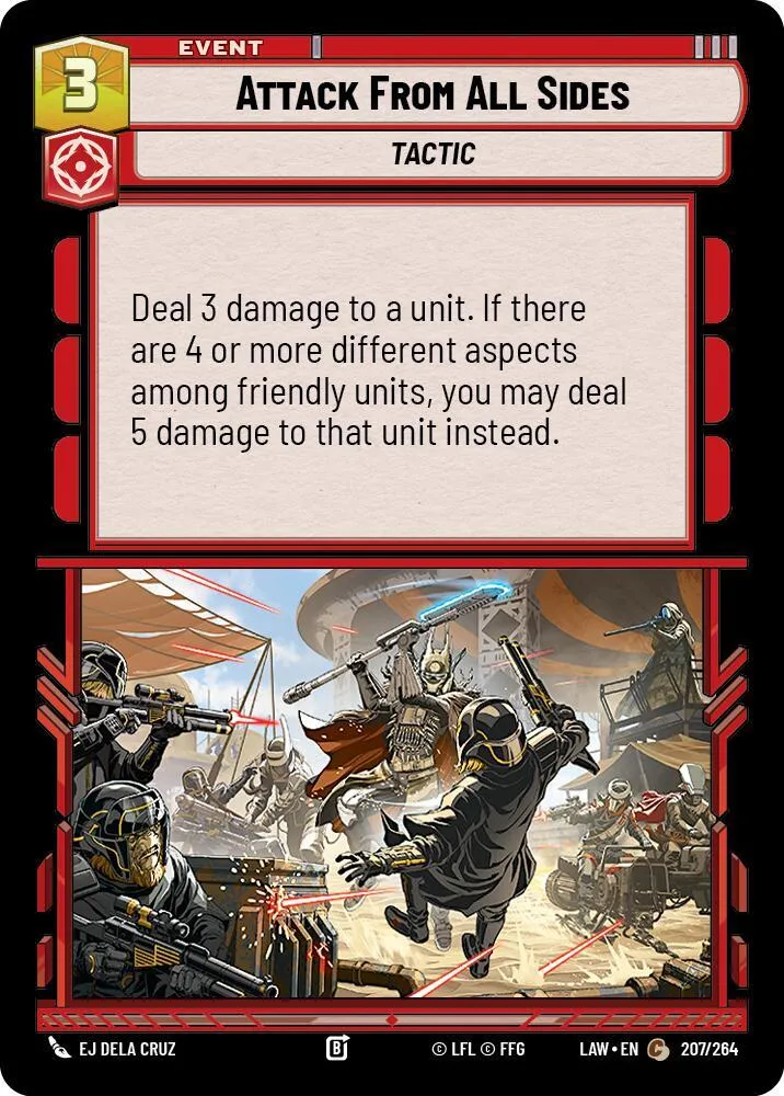 Attaquer de Tous les Côtés — A Lawless Time — Star Wars: Unlimited
