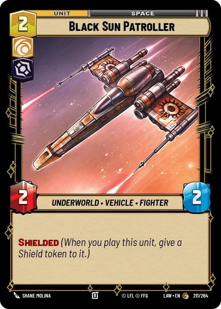 Black Sun Patroller — A Lawless Time — Star Wars: Unlimited