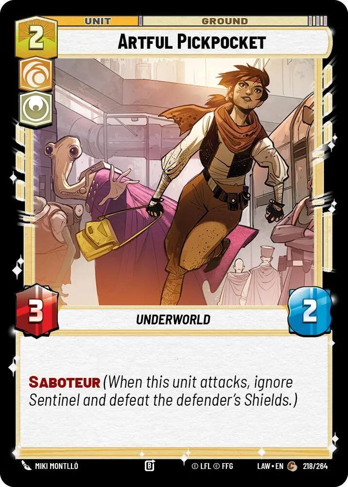 Pickpocket Habile — A Lawless Time — Star Wars: Unlimited