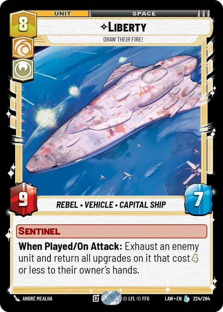 Liberty - Draw Their Fire! — A Lawless Time — Star Wars: Unlimited