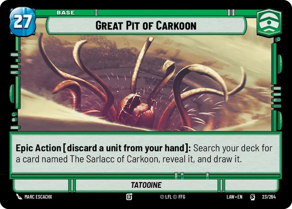 Great Pit of Carkoon — A Lawless Time — Star Wars: Unlimited