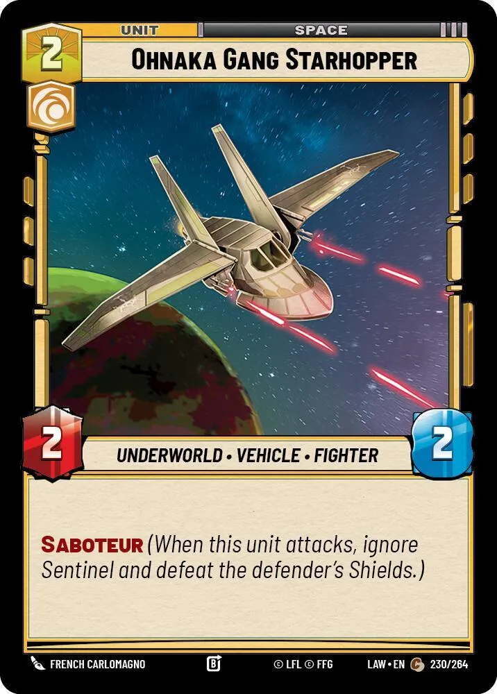 Starhopper du Gang Ohnaka — A Lawless Time — Star Wars: Unlimited