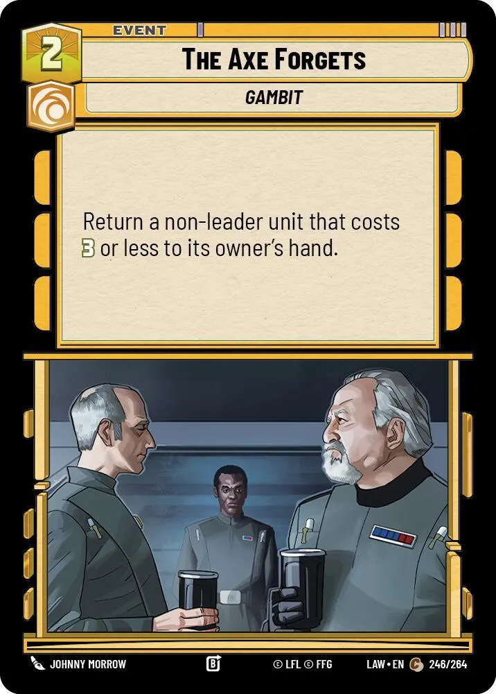 La Hache Oublie — A Lawless Time — Star Wars: Unlimited