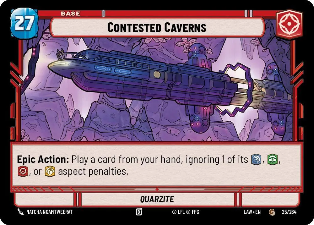 Cavernes Contestées — A Lawless Time — Star Wars: Unlimited