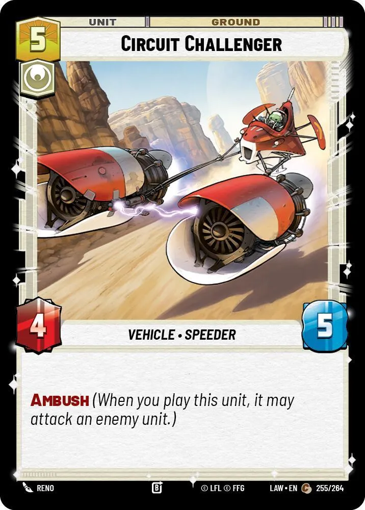 Circuit Challenger — A Lawless Time — Star Wars: Unlimited