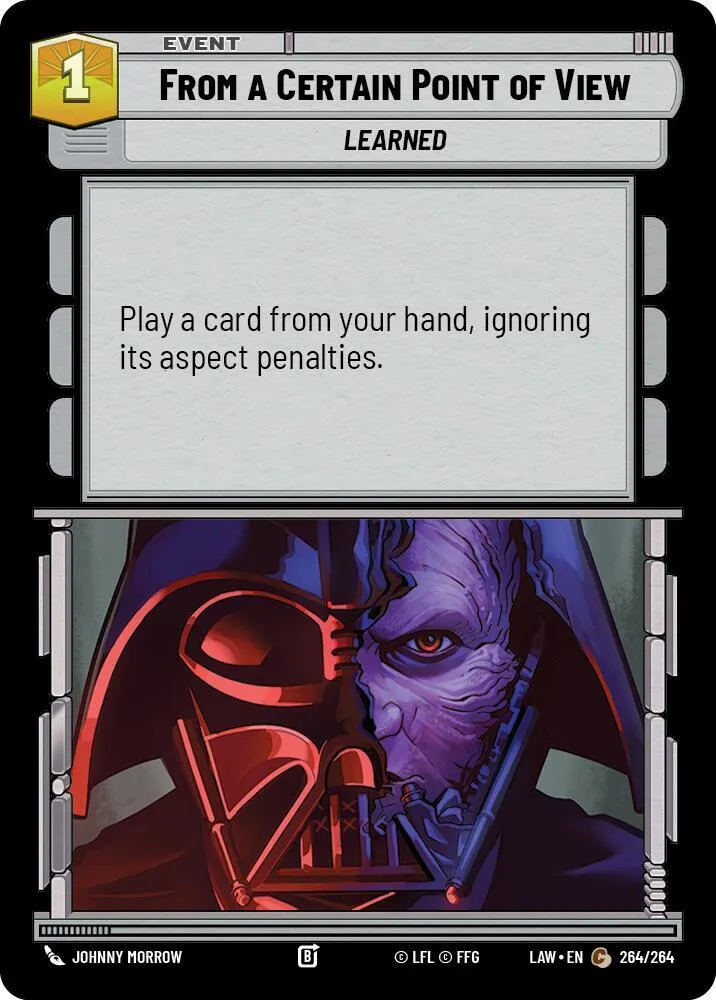 D'un Certain Point de Vue — A Lawless Time — Star Wars: Unlimited