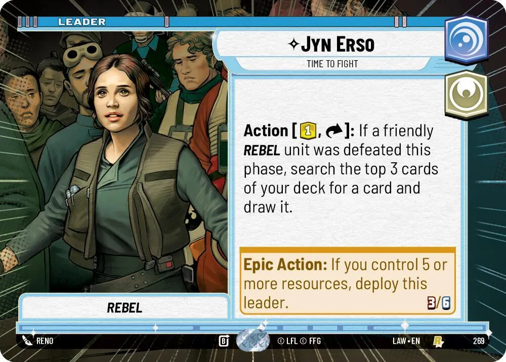 Jyn Erso - Time to Fight — A Lawless Time — Star Wars: Unlimited