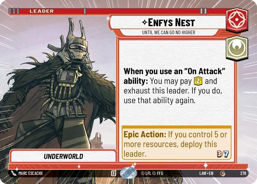Enfys Nest - Until We Can Go No Higher — A Lawless Time — Star Wars: Unlimited