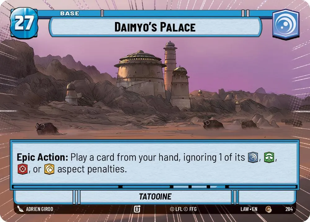 Daimyo's Palace // Shield — A Lawless Time — Star Wars: Unlimited