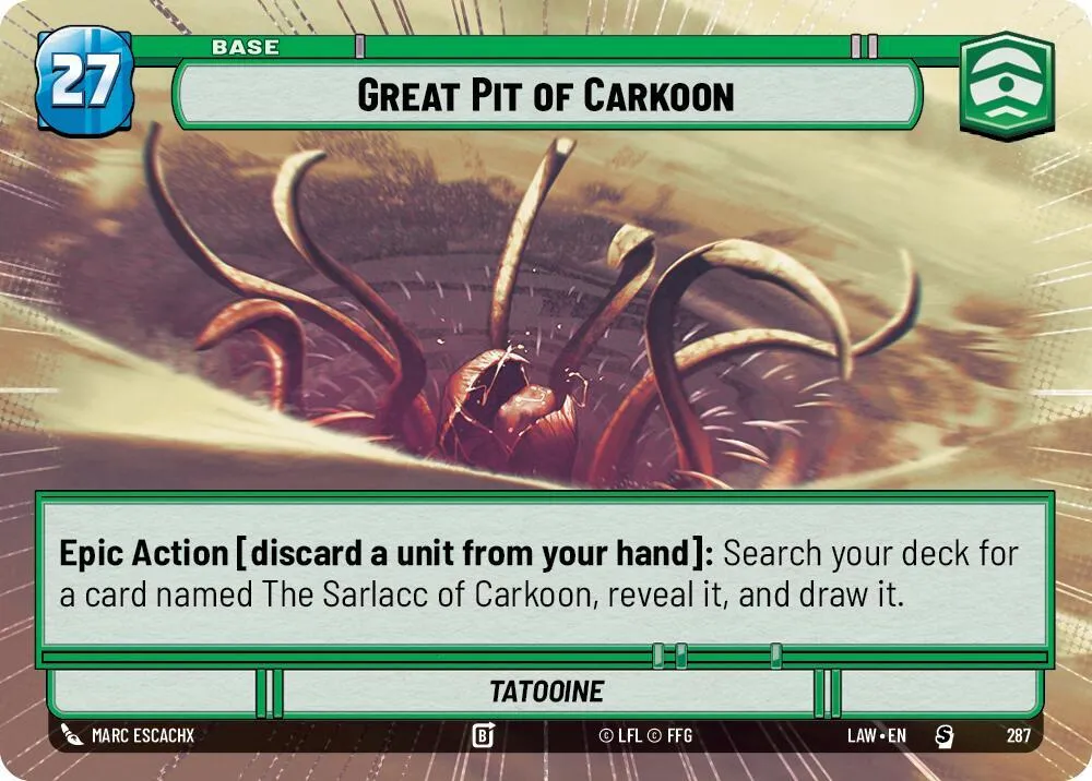 Great Pit of Carkoon — A Lawless Time — Star Wars: Unlimited