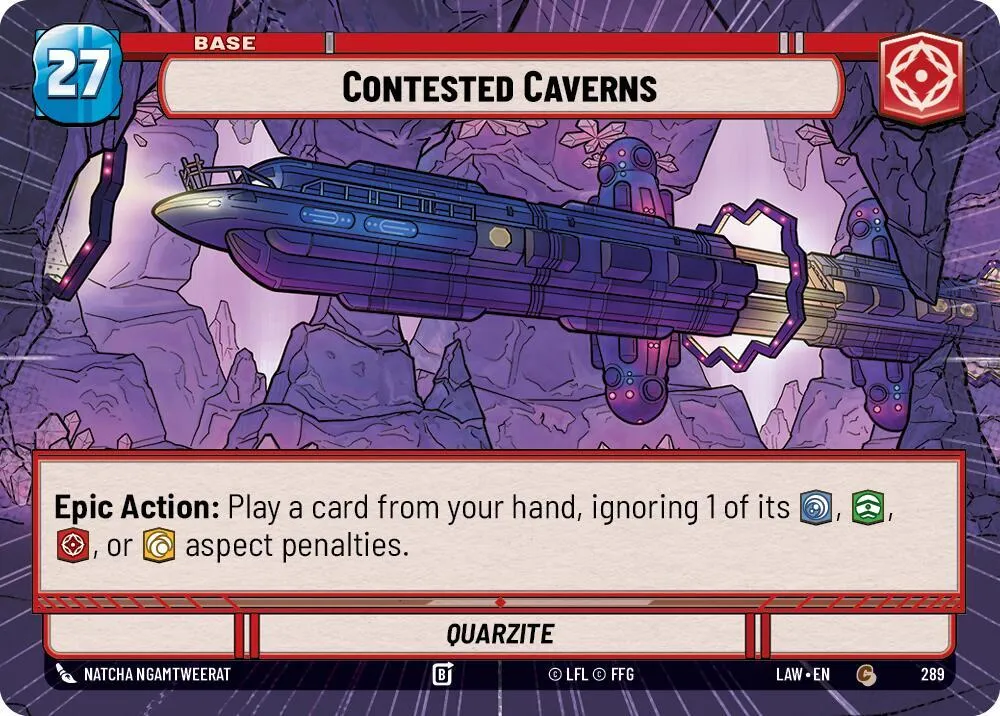 Contested Caverns // Shield — A Lawless Time — Star Wars: Unlimited