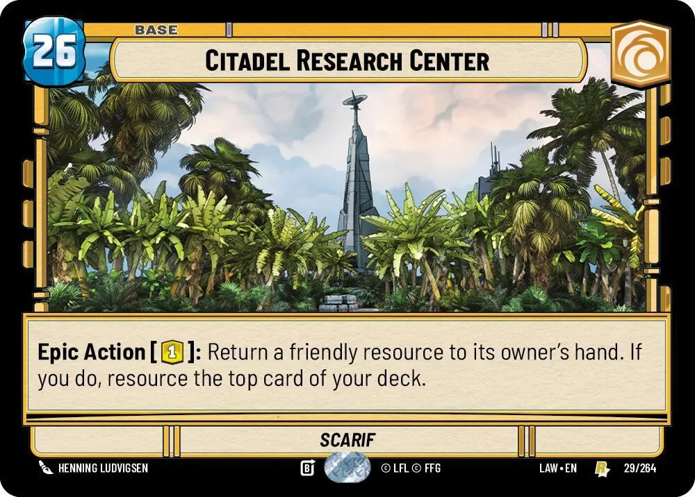 Centre de Recherche de la Citadelle — A Lawless Time — Star Wars: Unlimited