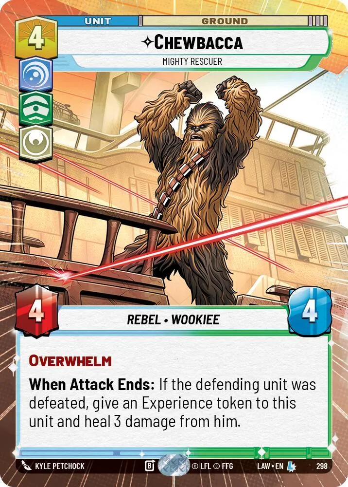 Chewbacca - Mighty Rescuer — A Lawless Time — Star Wars: Unlimited