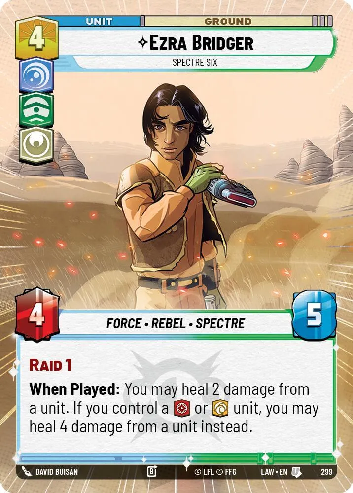 Ezra Bridger - Spectre Six — A Lawless Time — Star Wars: Unlimited