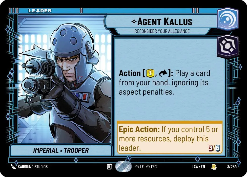 Agent Kallus - Reconsider Your Allegiance — A Lawless Time — Star Wars: Unlimited