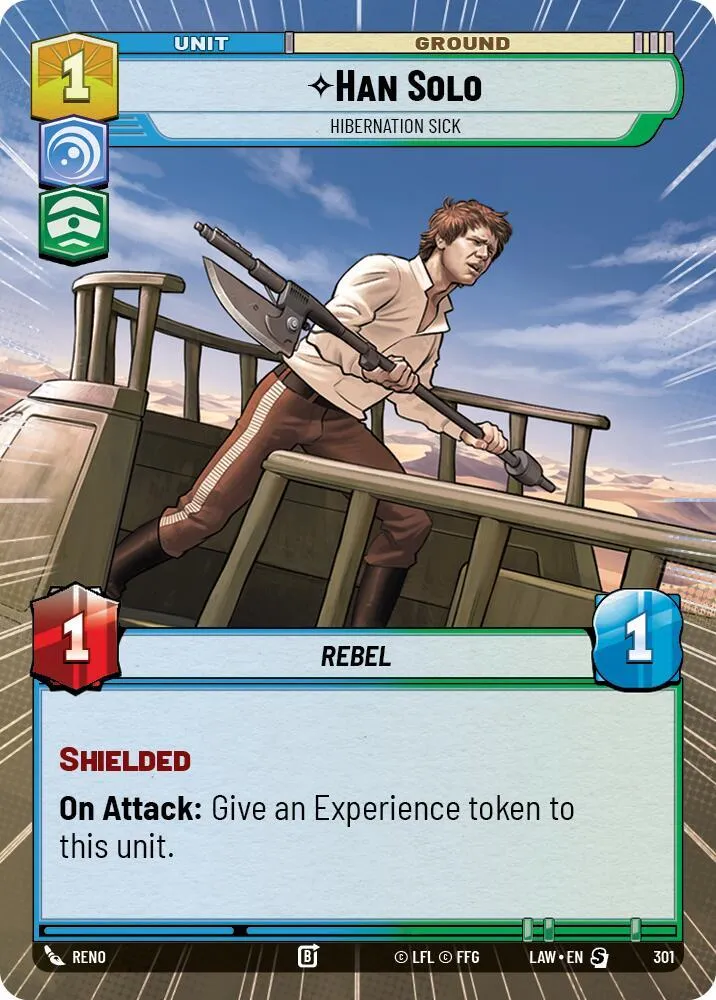 Han Solo - Hibernation Sick — A Lawless Time — Star Wars: Unlimited
