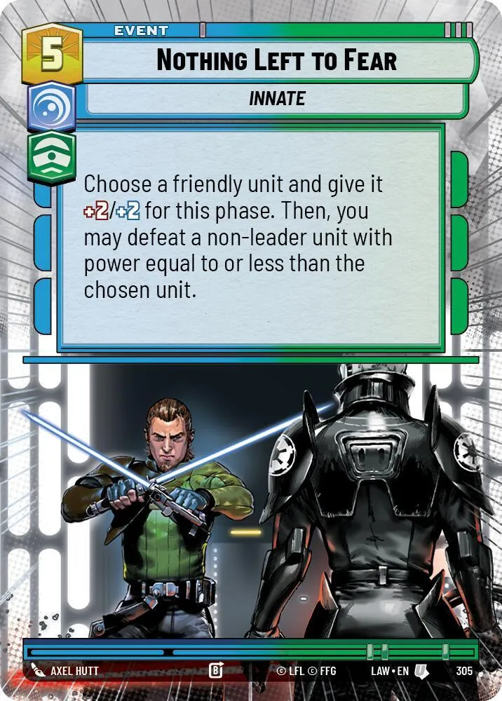 Nothing Left to Fear — A Lawless Time — Star Wars: Unlimited