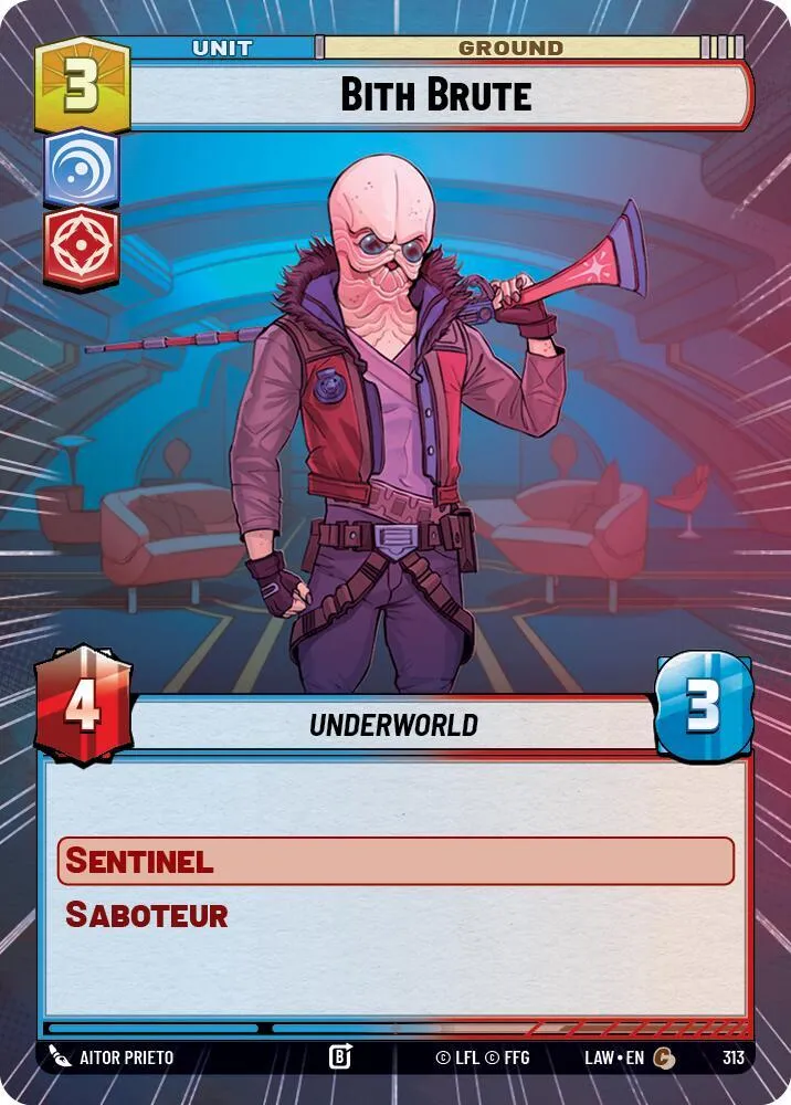 Bith Brute — A Lawless Time — Star Wars: Unlimited