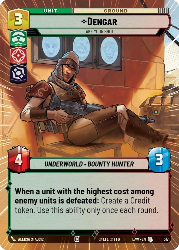 Dengar - Take Your Shot — A Lawless Time — Star Wars: Unlimited