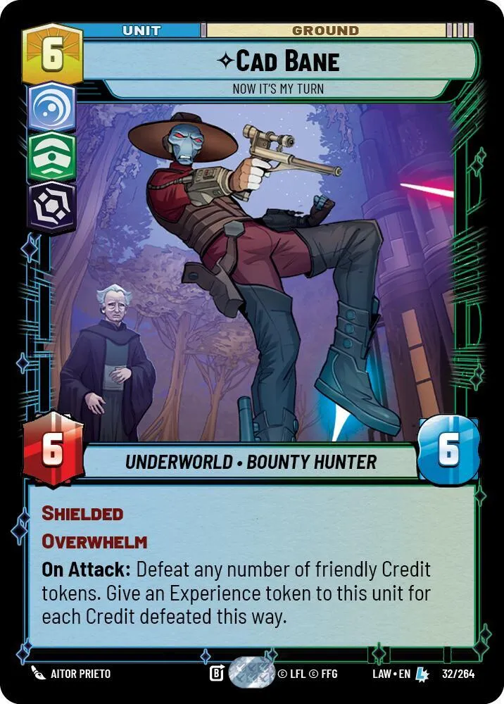 Cad Bane - Maintenant C'Est À Moi — A Lawless Time — Star Wars: Unlimited