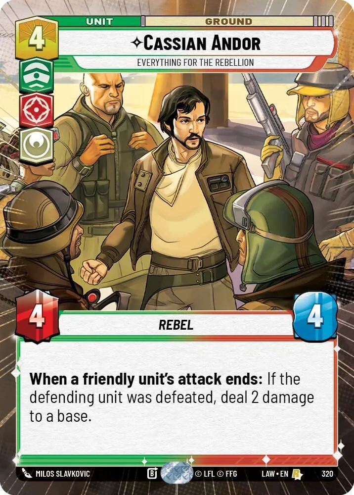 Cassian Andor - Everything for the Rebellion — A Lawless Time — Star Wars: Unlimited