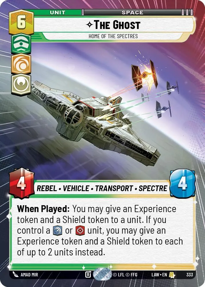The Ghost - Home of the Spectres — A Lawless Time — Star Wars: Unlimited