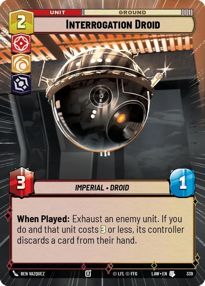 Interrogation Droid — A Lawless Time — Star Wars: Unlimited